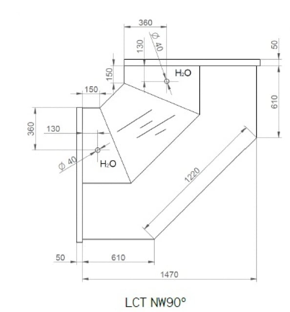 LCT Tucana 01 INT90 Belső sarokpult 90°